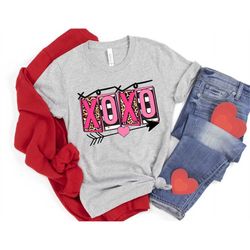 valentine's day shirt xoxo black white leopard groovy retro red pink heart tie dye leopard unisex tee cute gift for her