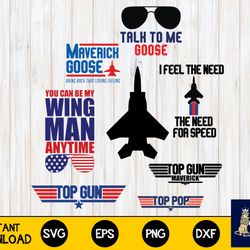 top gun svg, digital download