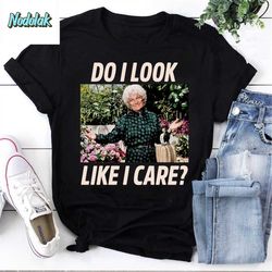 golden girls do i look like i care raglan baseball tee vintage t-shirt, golden girls shirt, do i look like i care shirt,