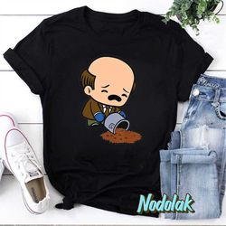 kevin spilling chili shirt kevin malone chili office funny tv series t-shirt, kevin malone shirt, home alone kevin shirt