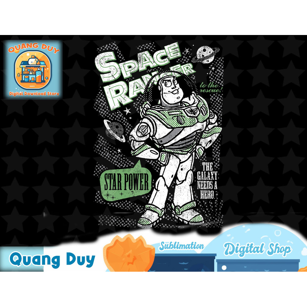 Disney Toy Story Buzz Needs a Hero Graphic T-Shirt T-Shirt copy.jpg