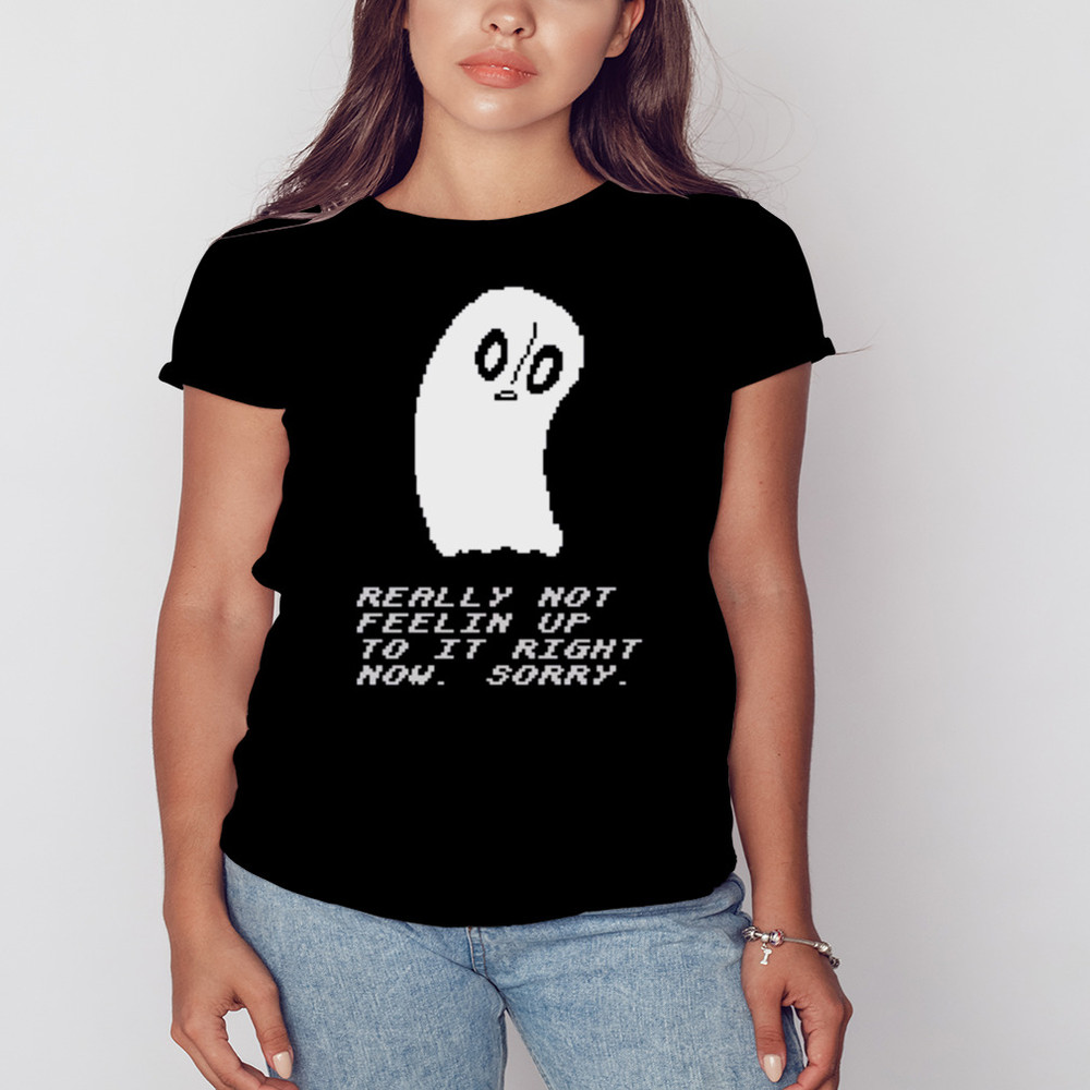 Undertale Quote Of A Ghost shirt, Movie Shirt, Trending Shirt, Hoodie, Tanktop, Sweatshirt, Longsleeve, Unisex Tee