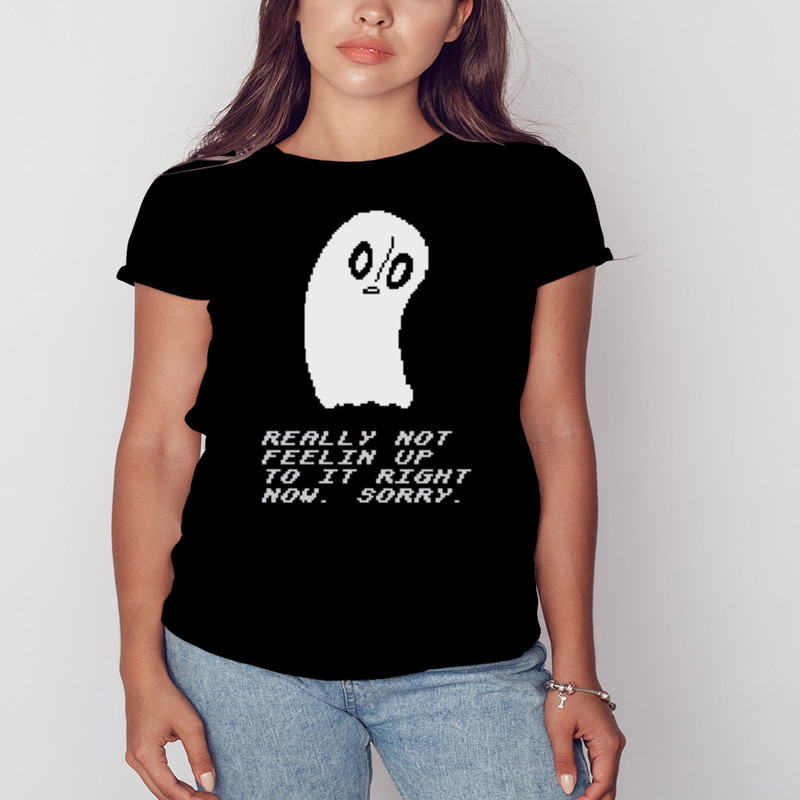Undertale Quote Of A Ghost shirt, Movie Shirt, Trending Shirt, Hoodie, Tanktop, Sweatshirt, Longsleeve, Unisex Tee