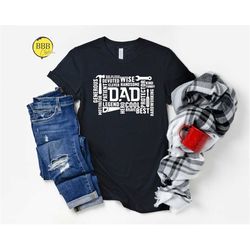 mechanic dad shirt, cool father gift, garage t-shirt, funny fathers day shirt, dad tool shirt, gift for daddy, new dad