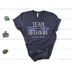 team fifth grade teacher shirt pick your colors tee t-shirt womens unisex elementary preschool kindergarten teacher facu