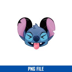 stitch head png, stitch png, disney png digital file