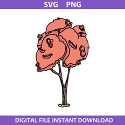 friendship tree svg, bluey svg, cartoon svg, png digital file
