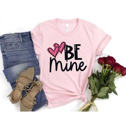 valentine's day shirt be mine hearts unisex cute gift for her