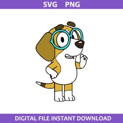 bluey honey svg, honey dog svg, bluey svg, cartoon svg, png digital file