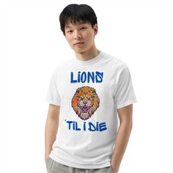 lions 'til i die mens garment-dyed heavyweight t-shirt