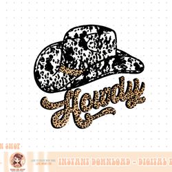 vintage leopard cowboy hat howdy western country cowgirls png