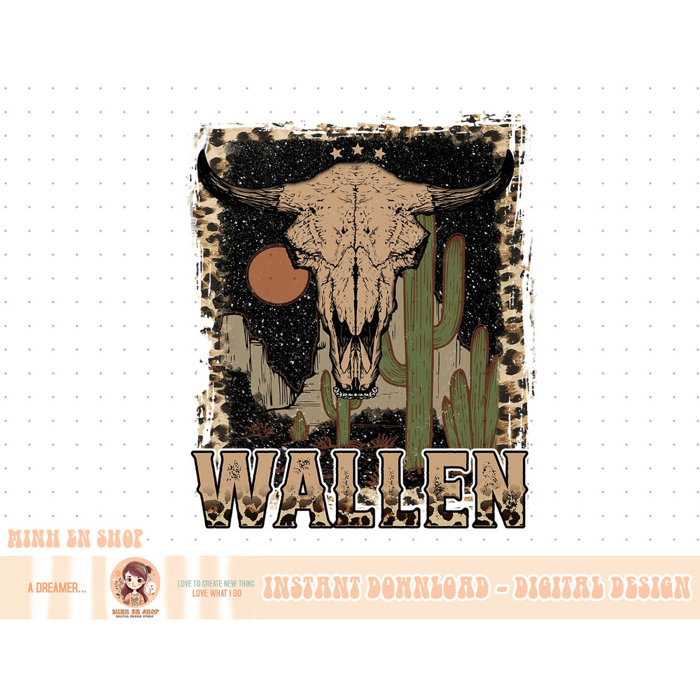 Wallen Western Shirt Wallen Bullhead Tee Cowboy Wallen Sweatshirt copy.jpg