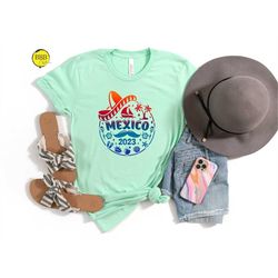 mexico hat vacation 2023, mexico trip shirts, moustache shirt, mexico vacation shirts,mexico shirts,mexico tee,summer sh