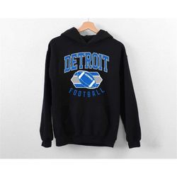 classic detroit football hoodie, detroit football team sweatshirt,  american football hoodie, men women football shirt