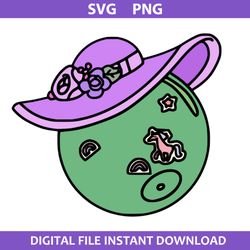 yoga ball svg, bluey svg, cartoon svg, png digital file