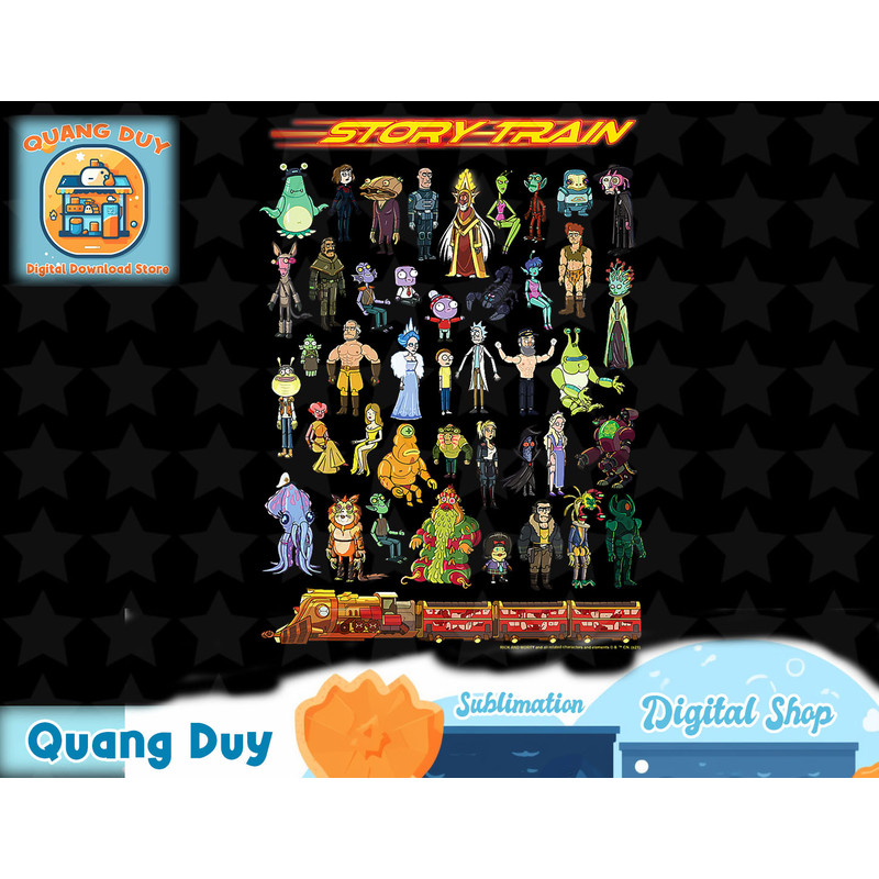 Rick and Morty Story Train Toy Set T-Shirt copy.jpg