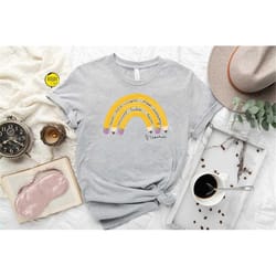 teacher pencil rainbow shirt, teacher gift, gift for teacher, back to school shirt, kindergaten teacher, funny teacher s