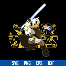 donald duck star wars svg, disney star wars svg, star wars svg, png dxf eps digital file