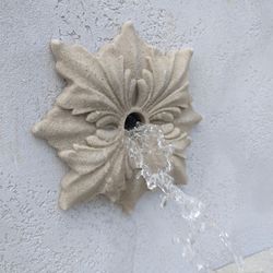 water spouts  water fountain emitter wall fountain pool water feature
