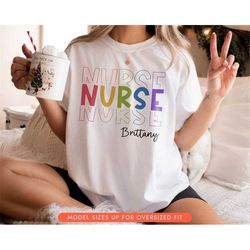 personalized nurse shirt, graduation gift for nurse, nicu nurse shirts, nurse student gift, registered nurse shirt, nurs