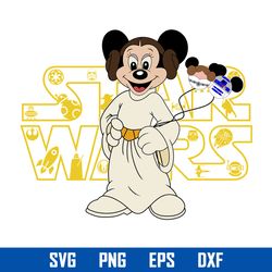 minnie star wars svg, disney star wars svg, star wars svg, png dxf eps digital file