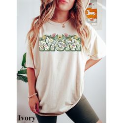 comfort colors mama shirt, mom shirt, mother's day shirt, flower mama shirt, gifts for mom tshirt, mama tshirt