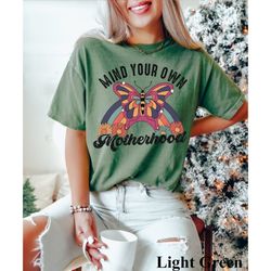 retro mama t-shirt, mind your own motherhood t shirt, funny mother's day shirt, mom tshirt