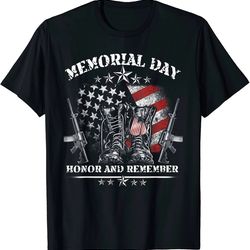 american flag t-shirt, usa flag t-shirt, memorial, patriotic design, memorial day remember and honor t-shirt, memorial d