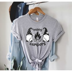camping t shirt, camping shirt, gnome t shirt, novelty t shirt, camping graphic tee, camping with my gnomies t shirt, cr