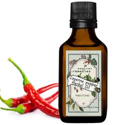 Cayenne Pepper Oil  Pure & Organic . Capsicum annuum Oil. Body oil. Hair oil