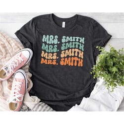 retro teacher shirt, personalized teacher sweatshirt, custom teacher shirts, teacher appreciation, gift for elementary t