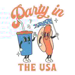 party in the usa svg 4th of july svg cutting files