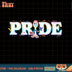 disney & pixar s toy story forky rainbow pride doodles t-shirt png