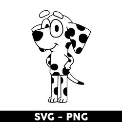 chloe svg, chloe bluey svg, bluey svg, bluey dog svg, cartoon svg - digital file