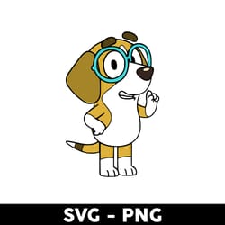 honey svg, honey bluey svg, bluey svg, bluey dog svg, cartoon svg - digital file