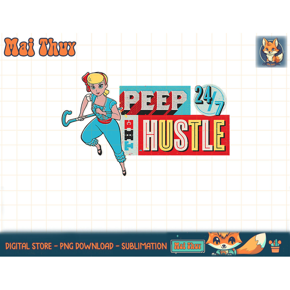 Disney and Pixar s Toy Story Bo Peep 247 Hustle T-Shirt.jpg