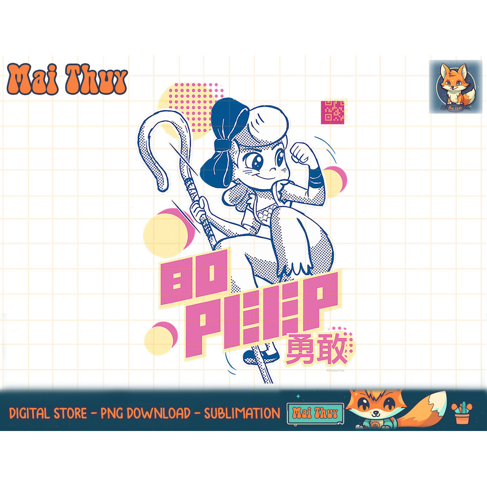 Disney and Pixar s Toy Story Bo Peep Anime Japanese T-Shirt.jpg