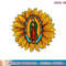 Mexican Serape Sunflower Our Lady of Guadalupe Mexico T-Shirt copy.jpg