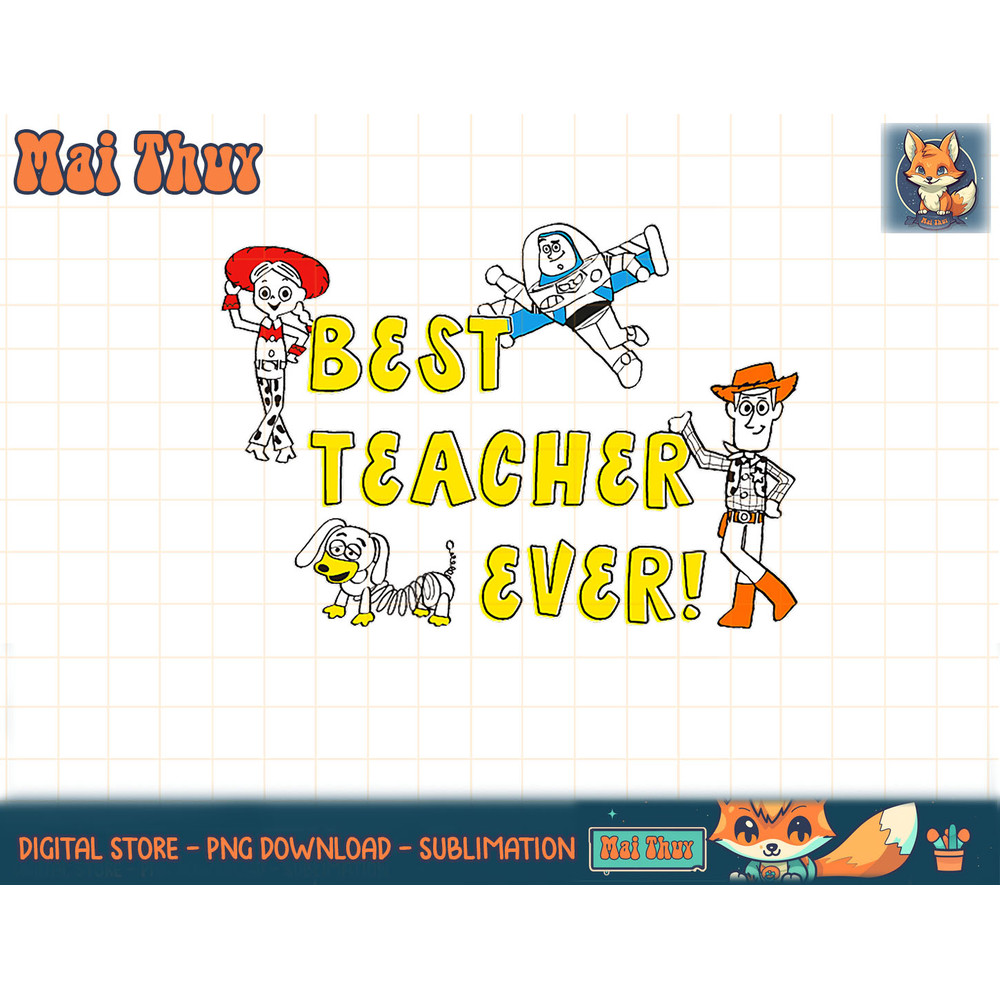 Disney and Pixar s Toy Story Buzz Best Teacher Ever T-Shirt copy.jpg