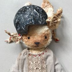 Bunny vintage.Doll collection.Plush artist.