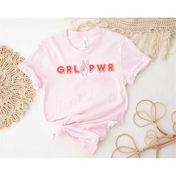 girl power tshirt, grl pwr, peace shirt, girl power, girl power shirts, the future is female, girl shirts