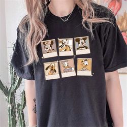 retro mouse polaroid shirt, retro disney mickey polaroid shirt, mickey and friends shirt, disneyland shirt, disneyworld