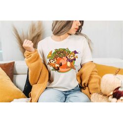 chip and dale halloween shirt, disney shirt, disney halloween chip & dale shirts, pumpkin shirt, disney vacation shirt,