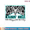 Raising-Hell With The Hippies And Cowboys Western Cowhide T-Shirt copy.jpg