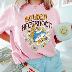 golden afternoon seed co. t-shirt, alice in wonderland, wild flower seeds, flower and garden shirt, magic kingdom shirt