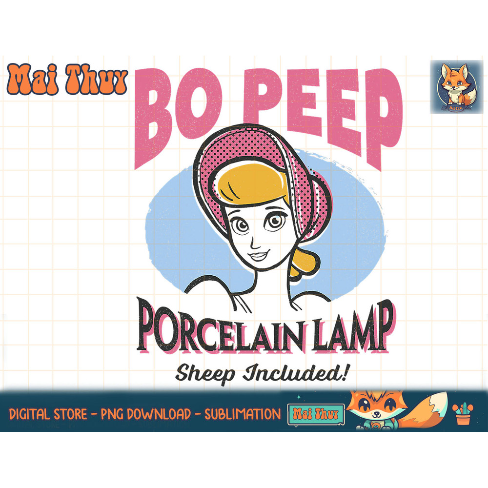 Disney Pixar Toy Story 4 Bo-Peep Porcelain Lamp Poster T-Shirt.pngDisney Pixar Toy Story 4 Bo-Peep Porcelain Lamp Poster T-Shirt copy.jpg