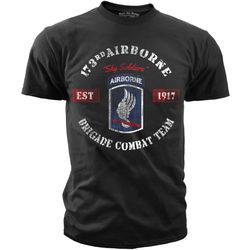 173rd airborne regiment retro t-shirt (mt655)