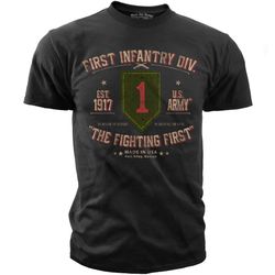 1st infantry division retro t-shirt (mt646)