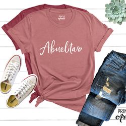 abuelita shirt, grandma gift, abuela shirt, christmas gift for abuela, mothers day, pregnancy announcement grandparents,