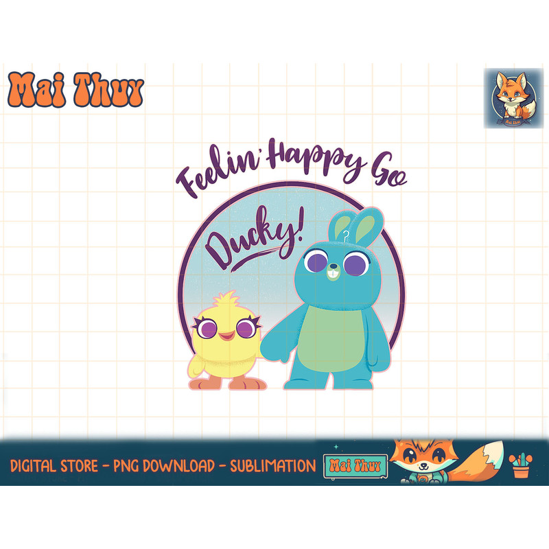 Disney Pixar Toy Story 4 Ducky & Bunny Feelin Happy Go Ducky T-Shirt.pngDisney Pixar Toy Story 4 Ducky & Bunny Feelin Happy Go Ducky T-Shirt copy.jpg